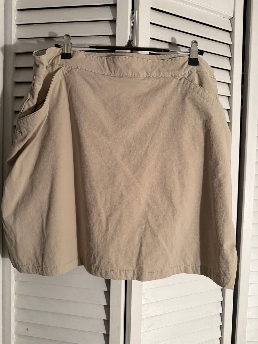Eddie Bauer Neutral Tan A-Line Women's Skort